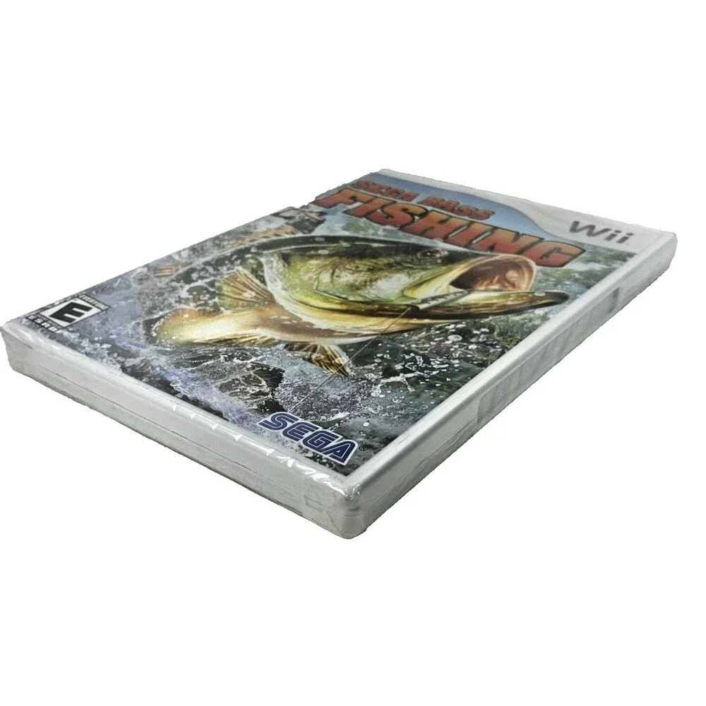 Sega Bass Fishing Nintendo Vintage 2006 Wii New Factory Sealed